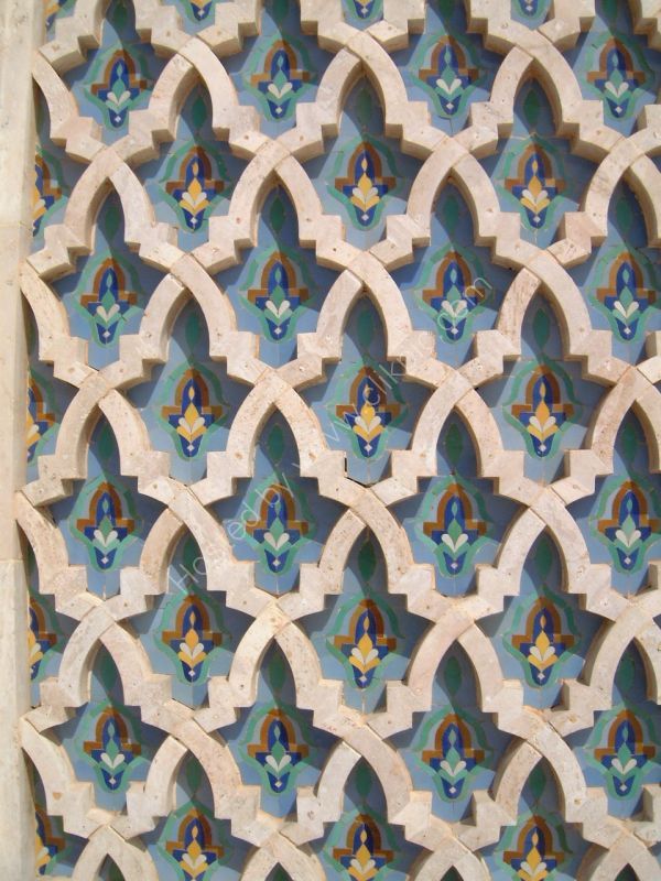 Exterior Detail, Hassan II Mosque, Casablanca